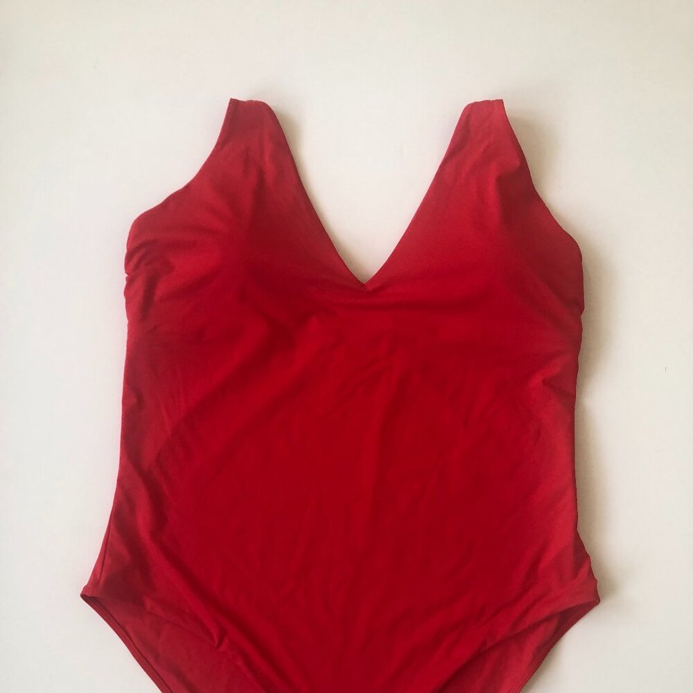 Everlane One Piece Swimsuit, Red, XXL